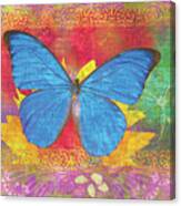 Beauty Queen Butterfly Canvas Print