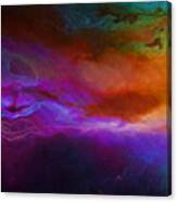 Becoming - Abstract Art - Triptych 1 Of 3 Canvas Print