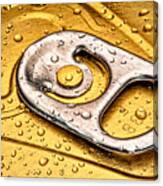 Beer Can Pull Tab Canvas Print