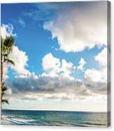 Before Sunset At Swami's Beach Canvas Print