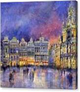 Belgium Brussel Grand Place Grote Markt Canvas Print