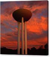 Bell Works Transistor Water Tower Canvas Print