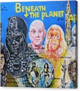 Beneath The Planet Of The Apes - 1970 Lobby Card That Never Was Canvas Print