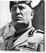 Benito Mussolini #1 Canvas Print