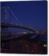 Benjamin Franklin Bridge Canvas Print