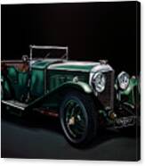 Bentley Open Tourer 1929 Painting Canvas Print