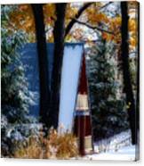 Between Autum And Winter Canvas Print