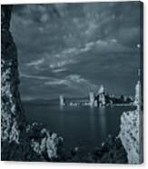 Between The Tufas Canvas Print