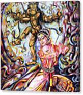Bharatnatyam Dancer Canvas Print