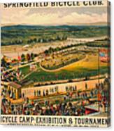 Bicycle Camp 1883 Canvas Print