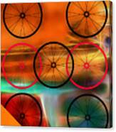 Bicycle Wheel Collection Canvas Print