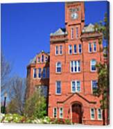 Biddle Hall In The Spring Canvas Print