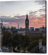 Big Ben London Sunrise Canvas Print
