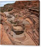 Big Bend Red Rock Canyon Canvas Print