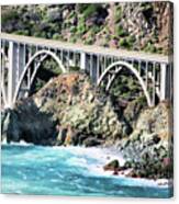 Big Sur Bixby Bridge Ocean Canvas Print