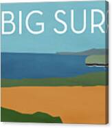 Big Sur Landscape- Art By Linda Woods Canvas Print