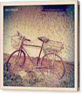 #bike #bicycle #cycle #vintage #travel Canvas Print