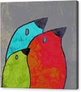 Birdies - V11b Canvas Print