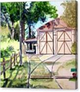 Birney Trolley Barn Canvas Print