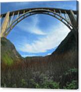 Bixby Creek Bridge Big Sur From Bixby Canyon 2015 Canvas Print