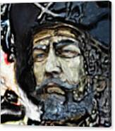 Black Beard Pirate Canvas Print