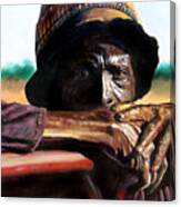 Black Farmer Canvas Print