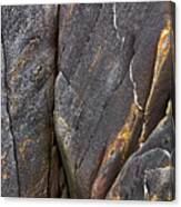 Black Granite Abstract Two Canvas Print