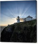 Blackhead Lighthouse Sunset Canvas Print