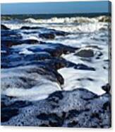 Blackrock Beach #beach #nature #rocks Canvas Print