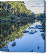 Blackwood River Rocks, Bridgetown, Western Australia Canvas Print