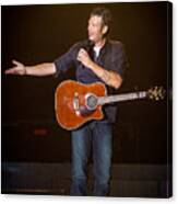 Blake Shelton Guitar 5 Canvas Print