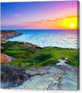 Blanche Point Sunset Canvas Print