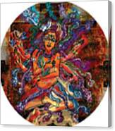 Blessing Shiva Canvas Print