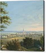 Bleuler Blick Vom Venusberg Auf Bonn Und Den Rhein Canvas Print