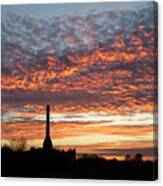 Bliss Tweed Mill Sunset Canvas Print