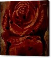 Blood Rose Number 2 Canvas Print