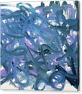 Blue Abstract Canvas Print