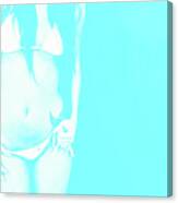 Blue Bikini Canvas Print