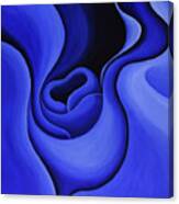 Blue Corolla Canvas Print