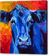 Blue Cow Ii Canvas Print