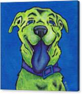 Blue Dog Canvas Print