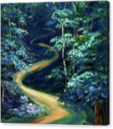 Blue Forest Canvas Print