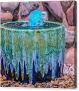 Blue Fountain Canvas Print