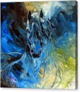 Blue Ghost  Equine Art Original Oil Canvas Print