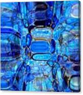 Blue Glass Canvas Print