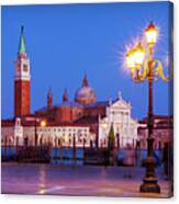 Blue Hour In Venice Canvas Print