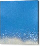 Blue Metallic Abstract  Background Canvas Print