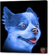 Blue Pomeranian Dog Art 4584 - Bb Canvas Print