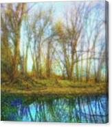 Blue Pond Dream Canvas Print