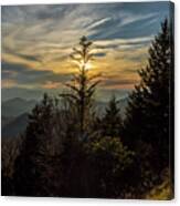 Blue Ridge Mountains Sunset Canvas Print